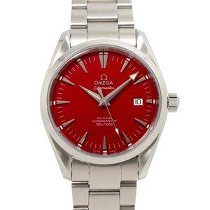 OMEGA Seamaster Aqua Terra Co-axial 2503.60 Date Red Dial Mens 90255873